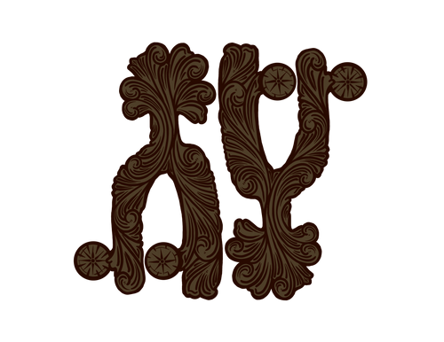 Tooled Wild Spur Brand